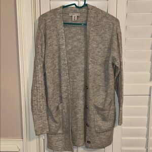Sincerely Jules Light Gray Cardigan